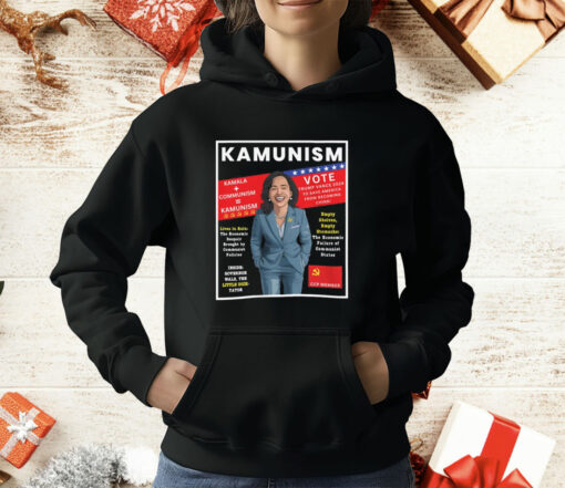 Kamala Communism Kamunism Magazine Cover T-Shirt