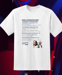 Kamala Harris And Tim Walz DNC 2024 Convention Themes Speakers For The People T-Shirt