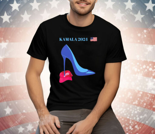 Kamala Harris For President 2024 High Heel Crushed MAGA Tee Shirt