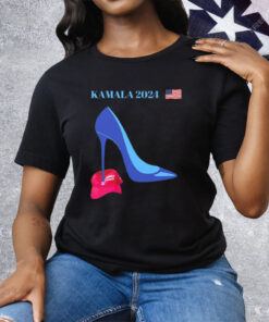 Kamala Harris For President 2024 High Heel Crushed MAGA Tee Shirt