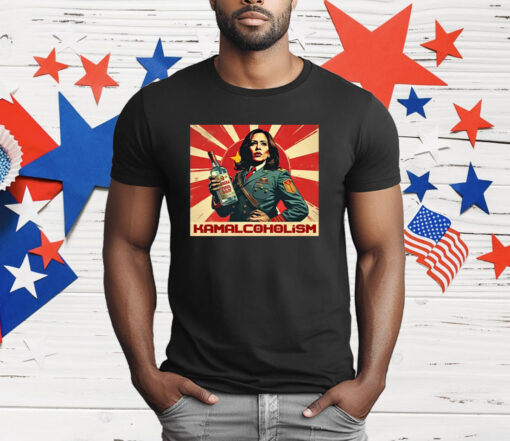 Kamala Harris Hammered Kamalacoholism Communism T-Shirt