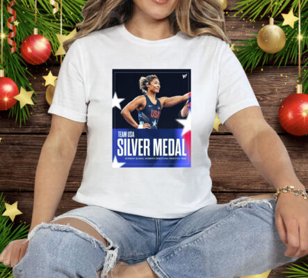 Kennedy Blades Team USA Silver Medal Women’s Wrestling Freestyle 76kg Olympic Paris 2024 Tee Shirt