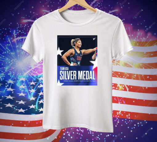 Kennedy Blades Team USA Silver Medal Women’s Wrestling Freestyle 76kg Olympic Paris 2024 Tee Shirt