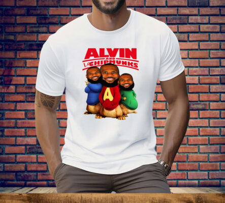 Lebron James Alvin And Chipmunks Tee Shirt