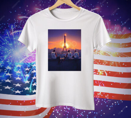 Lebron James Kevin Durant Steph Curry Gold Medals Olympic Paris 2024 Poster Tee Shirt