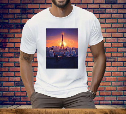 Lebron James Kevin Durant Steph Curry Gold Medals Olympic Paris 2024 Poster Tee Shirt