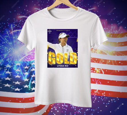 Lydia Ko Gold Medal Women’s Golf Paris Olympic 2024 Poster Tee Shirt