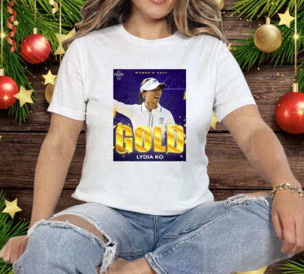 Lydia Ko Gold Medal Women’s Golf Paris Olympic 2024 Poster Tee Shirt