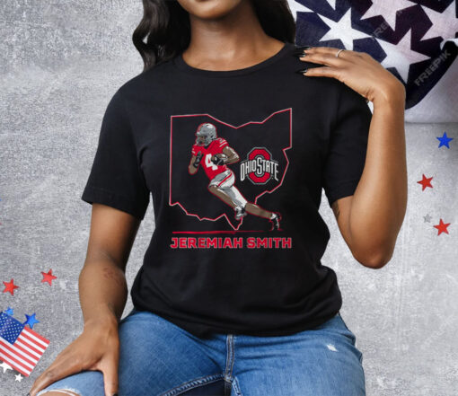 OSU Football Jeremiah Smith State Star Tee Shirt