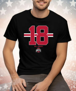 Ohio State Football Will Howard 18 Tee Shirt