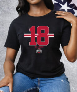 Ohio State Football Will Howard 18 Tee Shirt