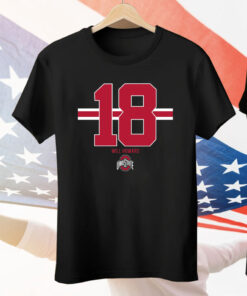 Ohio State Football Will Howard 18 Tee Shirt