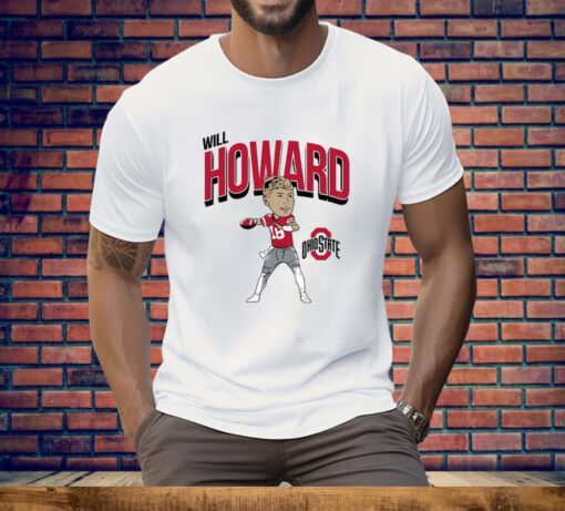 Ohio State Football Will Howard Tee Shirt