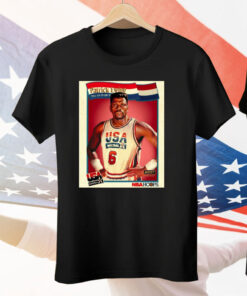 Patrick Ewing 1992 USA Basketball Dream Team Poster Painting Tee Shirt