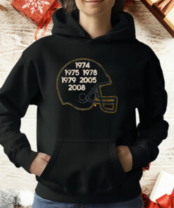 Pittsburgh Football Glory Years Helmet T-Shirt