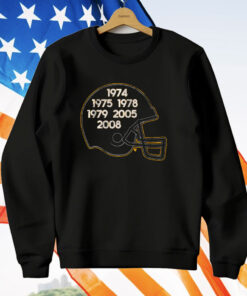 Pittsburgh Football Glory Years Helmet T-Shirt