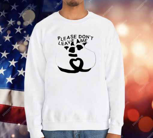 Please Don’t Leave Me Racoon T-Shirt