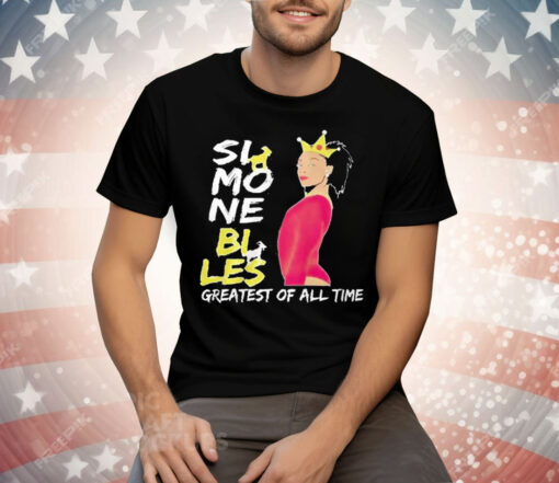 Simone Biles Greatest Of All Time GOAT Olympic Tee Shirt - Image 2