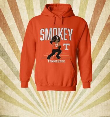 Tennessee Vols Football Smokey Mascot Tee Shirt