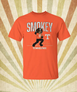 Tennessee Vols Football Smokey Mascot Tee Shirt