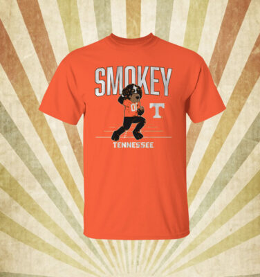 Tennessee Vols Football Smokey Mascot Tee Shirt