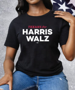 Texas Democratic Party Texans For Harris Walz Tee Shirt