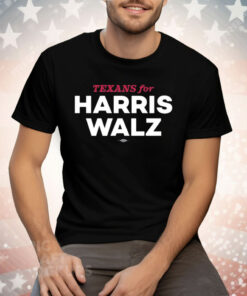 Texas Democratic Party Texans For Harris Walz Tee Shirt