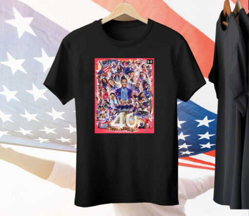 Usa Finishes The 2024 Paris Olympics With 40 Gold Medals Tee Shirt