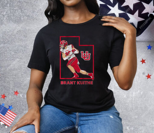 Utah Football Brant Kuithe State Star Tee Shirt