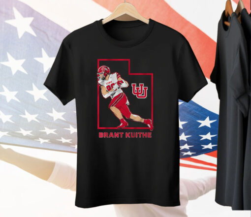 Utah Football Brant Kuithe State Star Tee Shirt