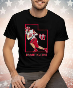 Utah Football Brant Kuithe State Star Tee Shirt