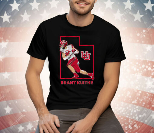 Utah Football Brant Kuithe State Star Tee Shirt