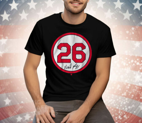 Wade Boggs Number Circle Tee Shirt