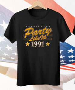 Washington Football Party Like It’s 1991 Tee Shirt