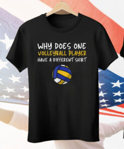 Why Does One Volleyball Player Have A Different Tee Shirt