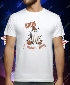 Women’s Halloween Bruh I Mean Boo T-Shirt