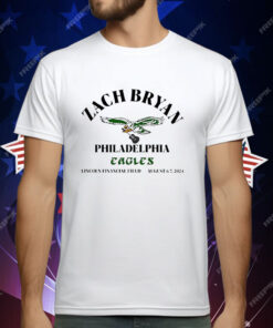 Zach Bryan Philadelphia Eagles Lincoln Financial Field August 6 7 2024 T-Shirt