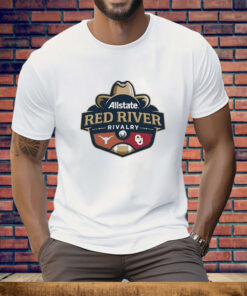 Allstate Red River Rivalry 2024 Oklahoma Sooners vs Texas Longhorns Tee Shirt