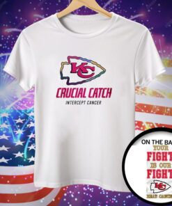 Chiefs Crucial Catch Intercept Cancer Your Fight Is Our Fight Beat Cancer Tee Shirt