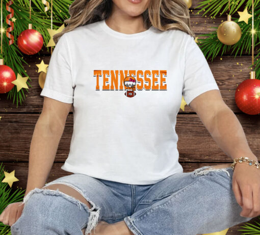 Limited Edition Tennessee Football Hello Kitty Tennessee Tee Shirt