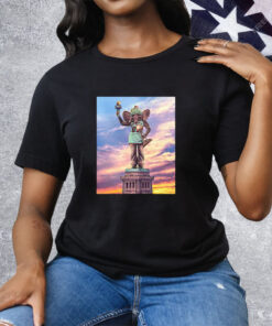 New York Liberty 2024 WNBA Champs Ellie The Elephant Tee Shirt