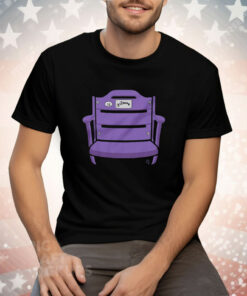 Purple Stadium Throne Tee Shirt