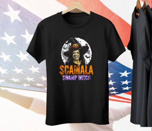 Scamala Swamp Witch Halloween Tee Shirt