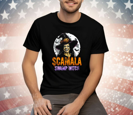 Scamala Swamp Witch Halloween Tee Shirt