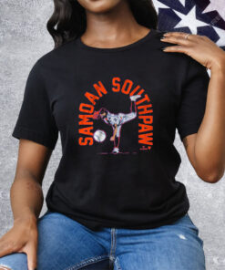 Sean Manaea Samoan Southpaw Tee Shirt