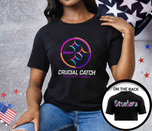 Steelers Crucial Catch Intercept Cancer T-Shirt