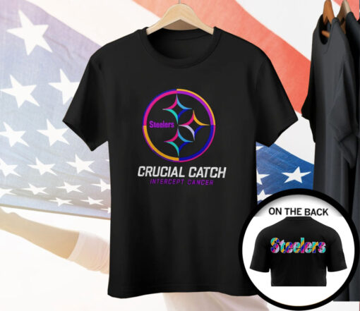 Steelers Crucial Catch Intercept Cancer T-Shirt