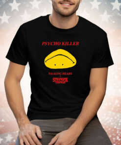 Stranger Things X Talking Heads Psycho Killer Tee Shirt