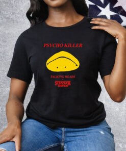 Stranger Things X Talking Heads Psycho Killer Tee Shirt