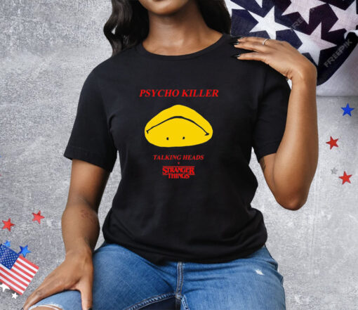 Stranger Things X Talking Heads Psycho Killer Tee Shirt